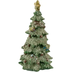 Online Glittered Christmas Tree with Presents, Berries and Bows Decoration - 6.75