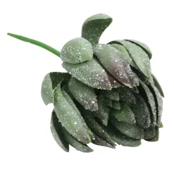 Best Glittered Echeveria Artificial Christmas Pick Spray - 8" - Green Sprays, Picks & Branches
