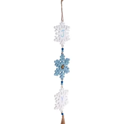 Best Glittered Joy Snowflakes Christmas Wall Sign - 26