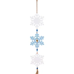 Best Glittered Joy Snowflakes Christmas Wall Sign - 26