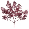 Online Glittered Leaves Artificial Christmas Spray - 18" - Deep Pink Sprays, Picks & Branches