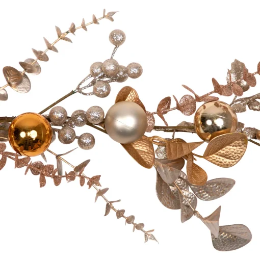 Sale Glittered Mixed Leaves and Berries Artificial Christmas Garland - 6' x 9" - Unlit Unlit