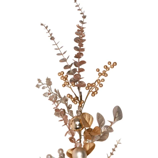 Sale Glittered Mixed Leaves and Berries Artificial Christmas Garland - 6' x 9" - Unlit Unlit