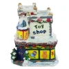 New Glittered Snowy Toy Shop Christmas Village Building - 4" Building Sets