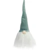 Outlet Gnome Head with Beard Christmas Decoration - 15" - Green and White Gnomes