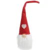 Best Gnome Head with Heart Hat Christmas Decoration - 21.5" - Red and White Gnomes