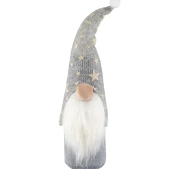 Clearance Gnome with Knitted Star Pattern Hat Christmas Figure - 17" Gnomes