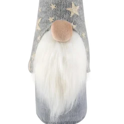 Clearance Gnome with Knitted Star Pattern Hat Christmas Figure - 17