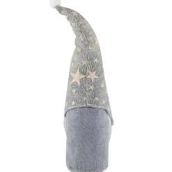 Clearance Gnome with Knitted Star Pattern Hat Christmas Figure - 17