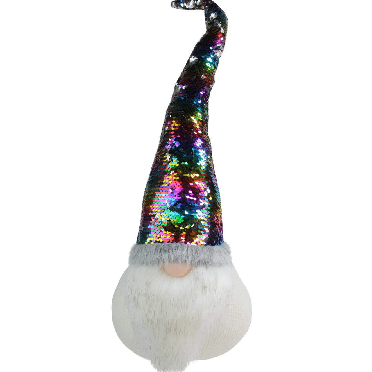 Discount Gnome with Rainbow Flip Sequin Hat Christmas Decoration - 24" Gnomes