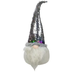 Discount Gnome with Rainbow Flip Sequin Hat Christmas Decoration - 24