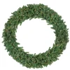 Discount Green Deluxe Windsor Pine Artificial Christmas Wreath - 72" - Clear Lights Pre Lit
