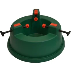 Outlet Green Wide Mouth Simple Set Live Christmas Tree Stand - Holds Trees up to 6ft Metal|Plastic