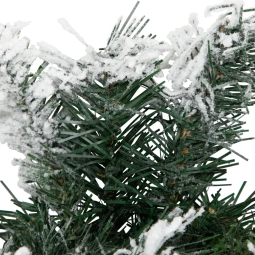Best Heavily Flocked Pine Artificial Christmas Wreath - 24" - Unlit Unlit
