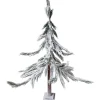New Heavily Flocked Pine Sprig Artificial Christmas Tree - 47" Flocked