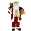 Holly Berry Santa Claus with Presents Christmas Figure - 36" Santa Claus