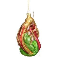 New Holy Family Glass Nativity Christmas Ornament - 6