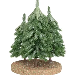 Sale Icy Downswept Pine Trio of Trees Christmas Decoration - 8