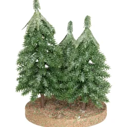 Sale Icy Downswept Pine Trio of Trees Christmas Decoration - 8
