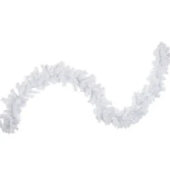 Online Icy White Iridescent Spruce Artificial Christmas Garland - 9' x 10" - Unlit Colorful