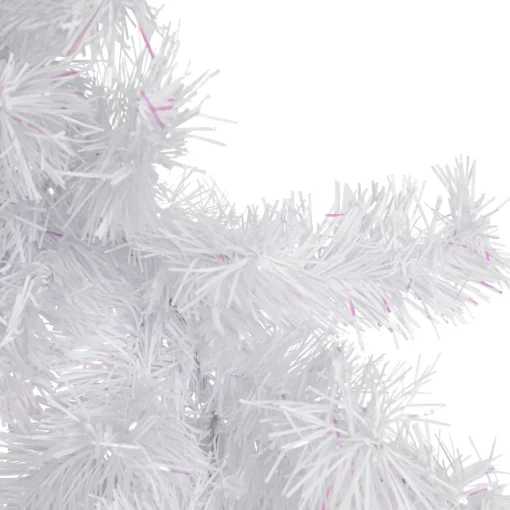Online Icy White Iridescent Spruce Artificial Christmas Garland - 9' x 10" - Unlit Colorful