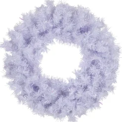 Clearance Icy White Iridescent Spruce Artificial Christmas Wreath - 36" - Unlit Unlit