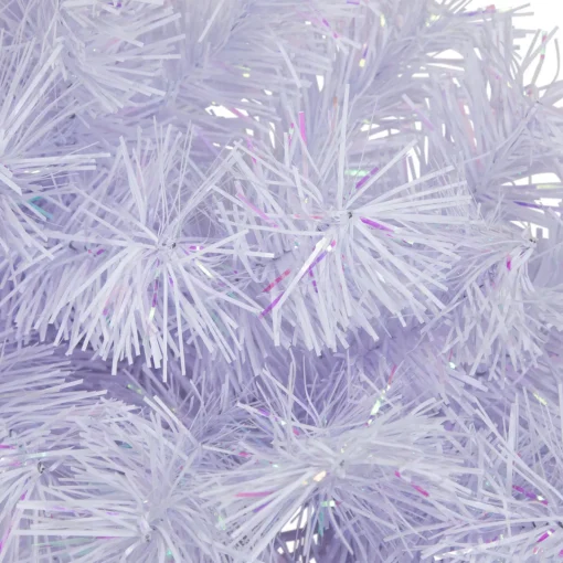 Outlet Icy White Iridescent Spruce Artificial Christmas Wreath, 24-Inch, Unlit Unlit