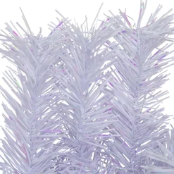 Outlet Icy White Iridescent Spruce Artificial Christmas Wreath, 24-Inch, Unlit Unlit