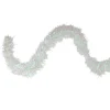 Best Iridescent Tinsel Commercial Christmas Garland - 50' x 4" - White - Unlit Commercial