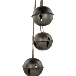 Online Jingle Bells with Plaid Bow Christmas Decoration - 20