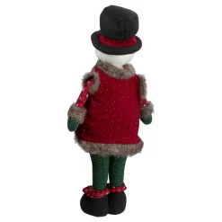 Clearance Jolly Plush Boy Snowman Christmas Figure - 25