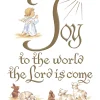 Clearance Joy To The World Religious Christmas Wall Decor Art Print Wall