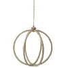 Outlet Jute Wrapped Christmas Hanging Ornament 19" (480mm) Glass|Ball Ornaments