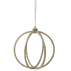 Outlet Jute Wrapped Christmas Hanging Ornament 19" (480mm) Glass|Ball Ornaments