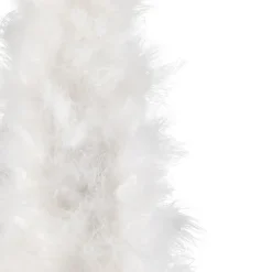 Online Layered Wispy Feather Cone Tree Christmas Decoration - 16