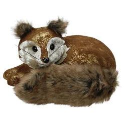 Clearance Laying Fox Christmas Figure - 16.5” - Brown Animals