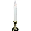 Sale LED Christmas Candle Lamp with Automatic Timer - 8.5" - Clear Candle Lamps