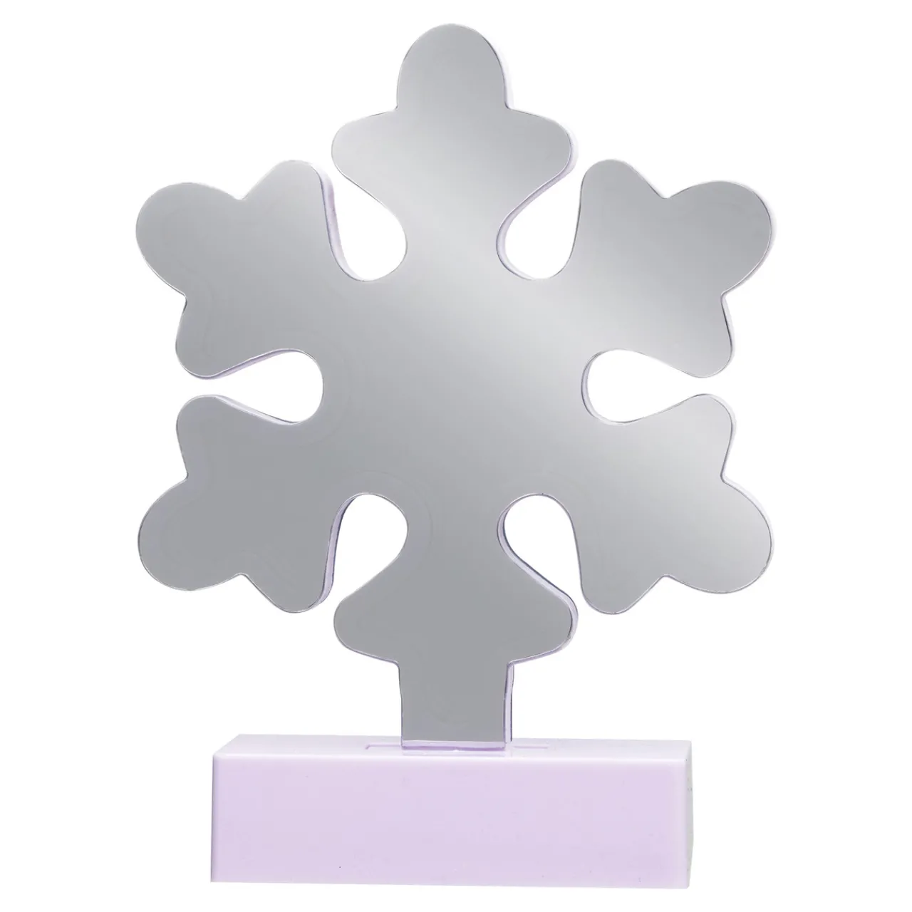 Outlet LED 3D Snowflake Christmas Infinity Mirror - 7.75" Novelty