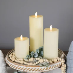 Hot LED Flickering Flameless Pillar Candles - 8.75
