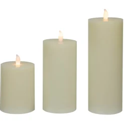 Hot LED Flickering Flameless Pillar Candles - 8.75