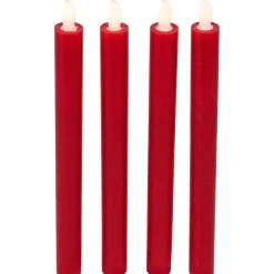 LED Flickering Flameless Taper Christmas Candles - 9.75