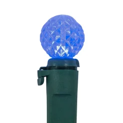 Sale LED G12 Berry Christmas Lights - Multicolor - 16' Green Wire - 50 ct Globes