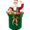 Online LED Lighted and Animated Gift Bag with Santa Claus Christmas Figure - 32" Santa Claus