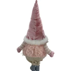 New LED Lighted Boy Gnome in Khaki Pants Christmas Figure - 16
