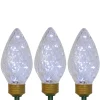 Best LED Lighted C9 Style Christmas Pathway Lawn Stakes - 3 ft - Clear - 3-Count Lawn Stakes