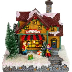 Outlet LED Lighted Candy Shoppe Christmas Village Decoration - 6.75" Building Sets