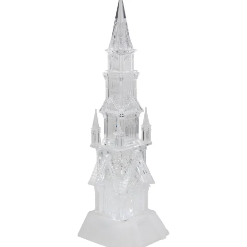 LED Lighted Castle Acrylic Christmas Decoration - 17.5" Building Sets