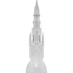 LED Lighted Castle Acrylic Christmas Decoration - 17.5