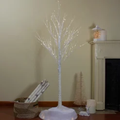 Best LED Lighted Christmas Birch Twig Tree Outdoor Decoration - 6' - Warm White Lights Trees