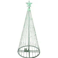 Sale LED Lighted Christmas Tree Show Cone Outdoor Decoration - 4' - Green Trees